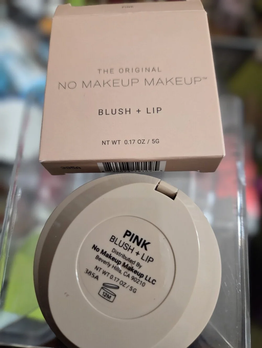 No Makeup Makeup Blush in Pink and No Makeup Makeup Blush Brush